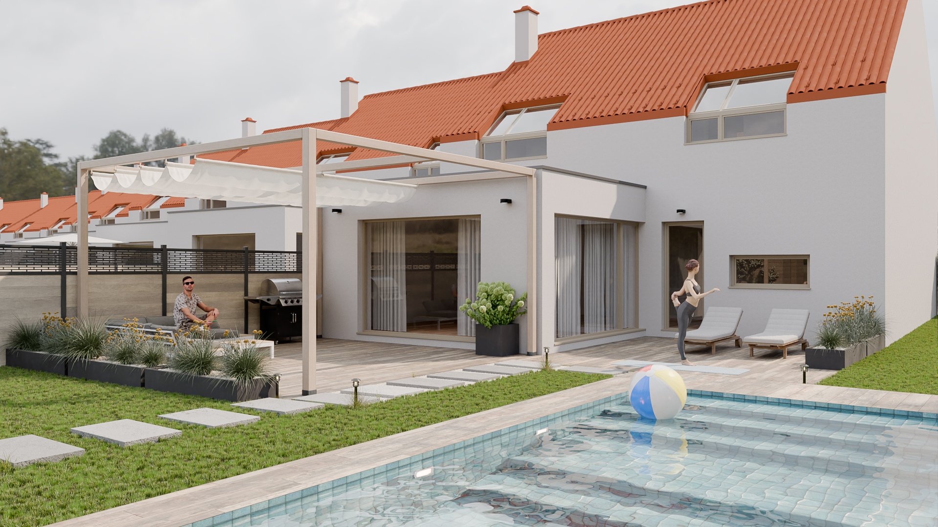 Předprodej RD v developerském projektu Příkazy, 4+kk 128 m2