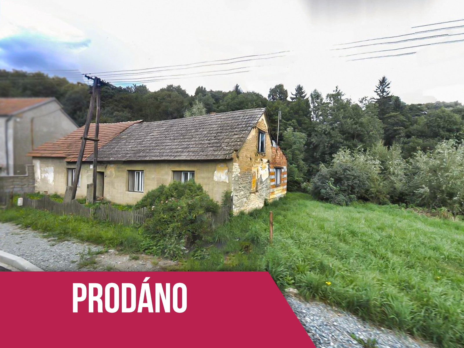 Prodej stavebního pozemku 427 m2 Prostřední Poříčí u Letovic - PRODÁNO