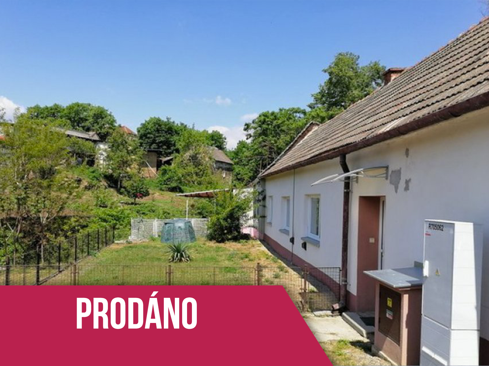 REKREAČNÍ CHALUPA, DŽBÁNICE U MORAVSKÉHO KRUMLOVA - PRODÁNO