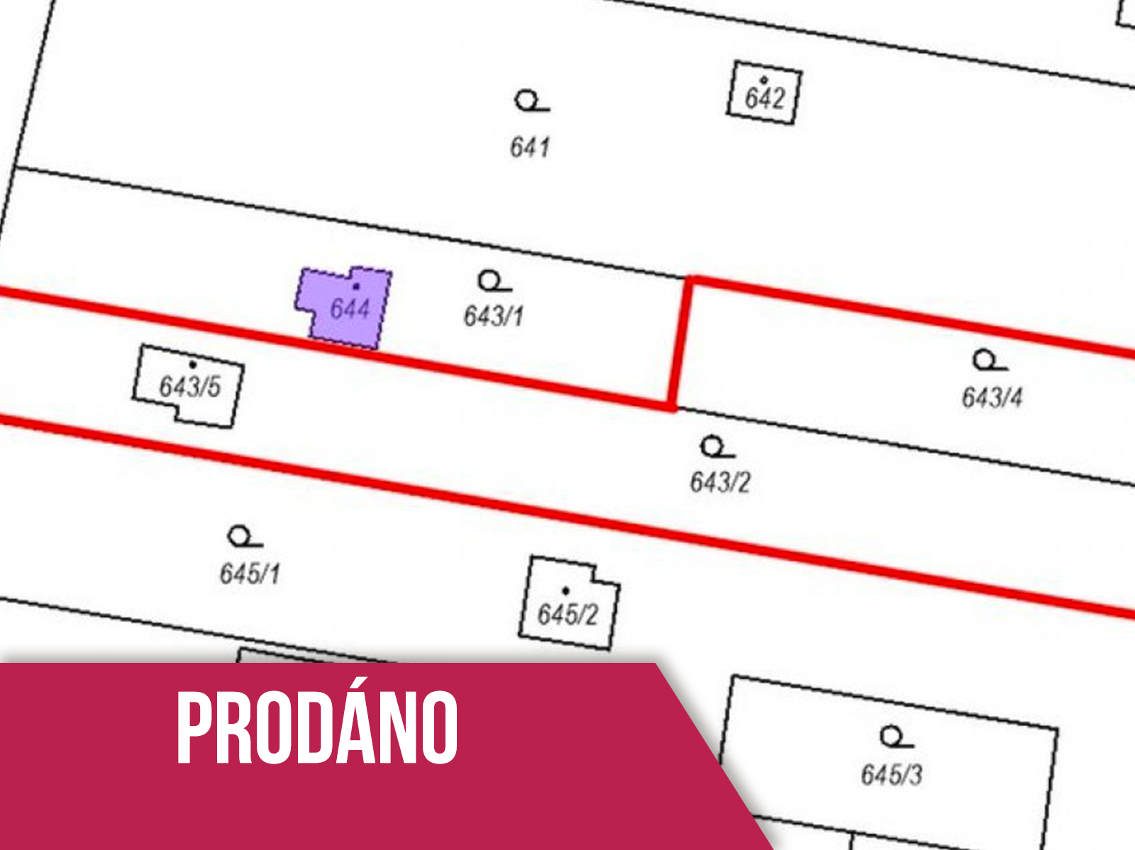 STAVEBNÍ POZEMEK BRNO-PŘÍZŘENICE, 1427 M2 - PRODÁNO